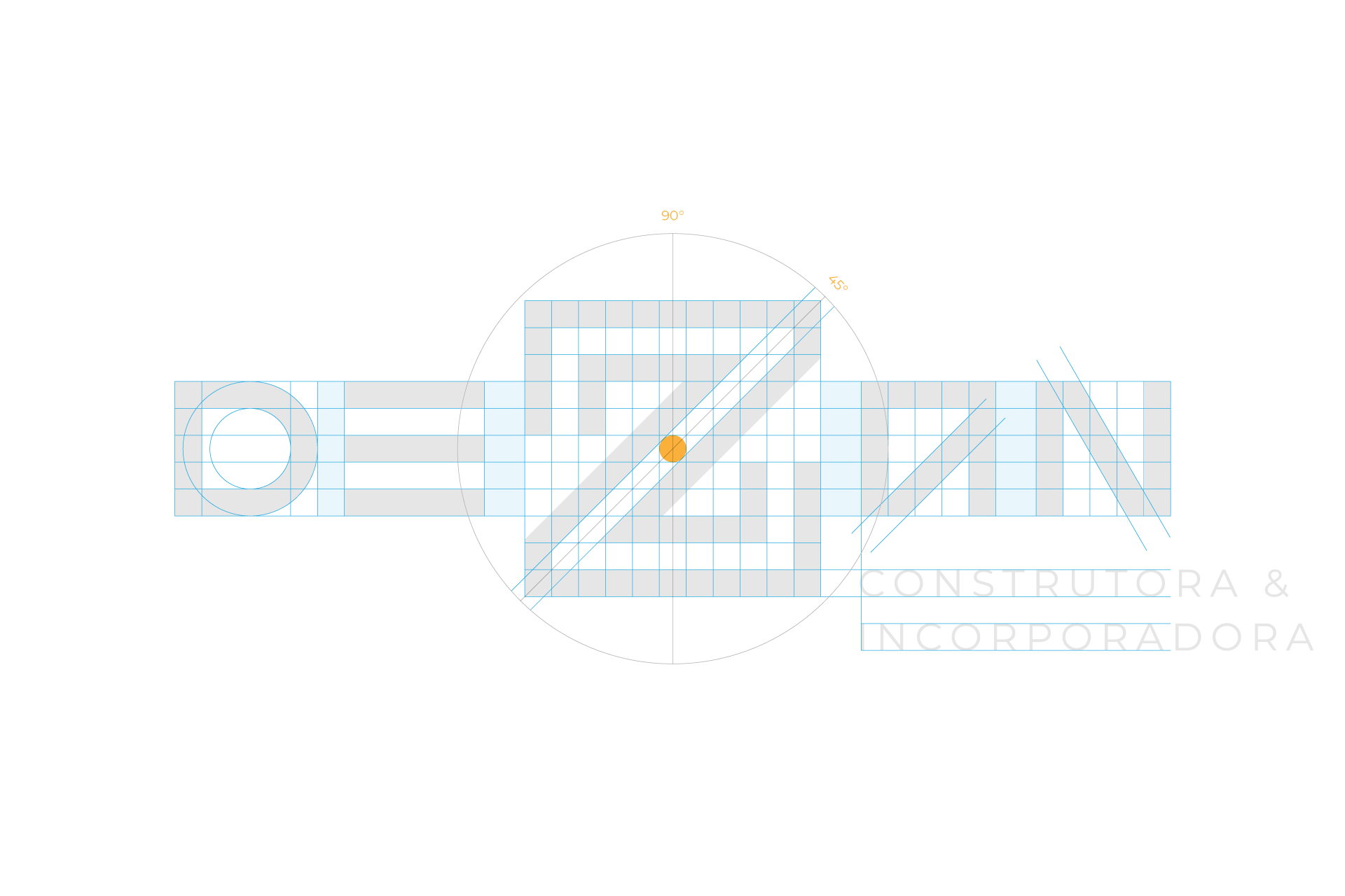 Grid do logo Dezan Construtora